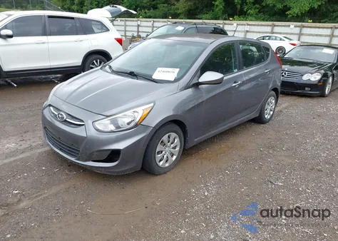 2016 Hyundai Accent Se из США, поврежденный, VIN KMHCT5AE8GU237023